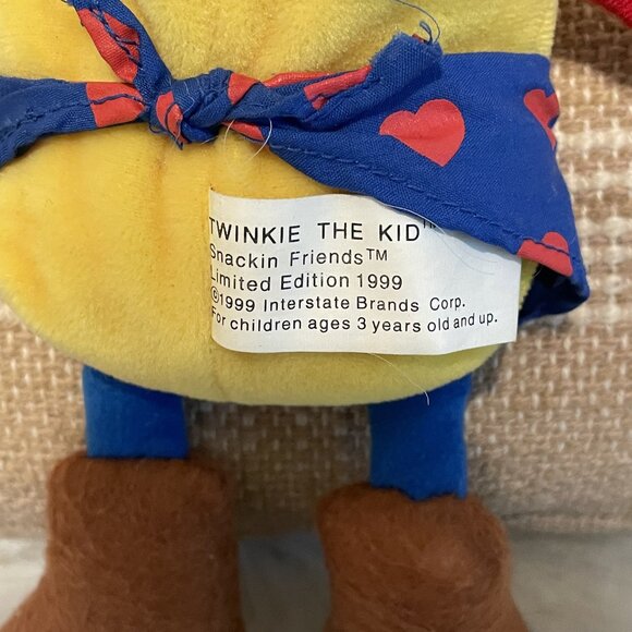 Twinkie The Kid Hostess Snacks Bean Bag Toy Cowboy - Picture 10 of 16